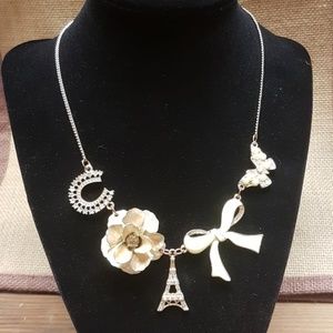 French Eiffel Tower Paris Fashion Necklace Ladies